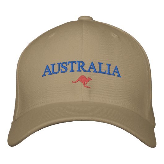 Australien Bestickte Baseballkappe (Vorderseite)