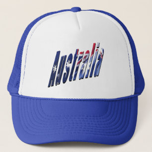 Australien Bild Logo, blau Truckerkappe