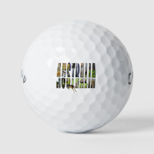 Australien Bildlogo aus Wildlife, Golfball