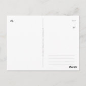 Australien Blaue Berge Postkarte (Rückseite)