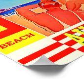 Australien Bondi-Beach Travel Poster (Ecke)