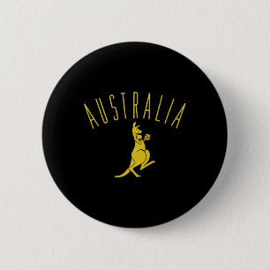 Australien Boxing Kangaroo Button