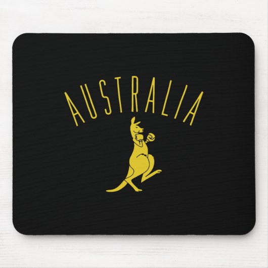 Australien Boxing Kangaroo Mousepad (Vorne)