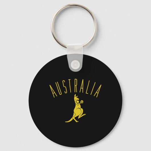 Australien Boxing Kangaroo Schlüsselanhänger (Vorderseite)
