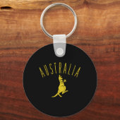 Australien Boxing Kangaroo Schlüsselanhänger (Vorderseite)