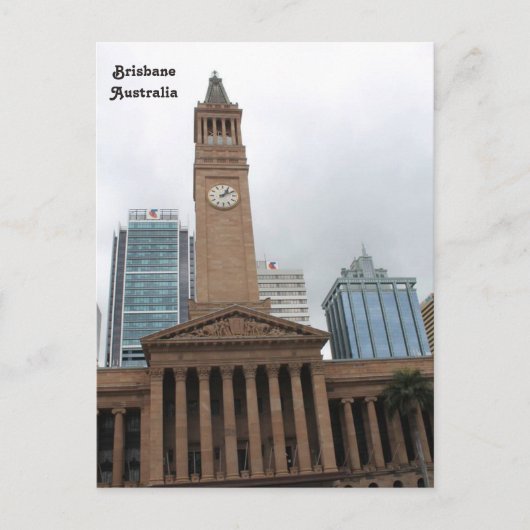 Australien, Brisbane City Hall, Brisbane, Australi Postkarte (Vorderseite)
