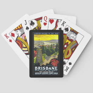 AUSTRALIEN BRISBANE DER 1930er Jahre Spielkarten