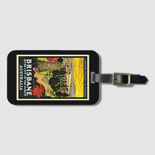 Australien-Brisbane, ein Winterurlaub, Gepäckanhänger (Vorderseite (Horizontal))