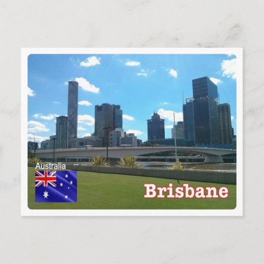 Australien - Brisbane - Postkarte (Vorderseite)
