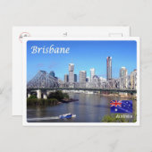 Australien - Brisbane - Postkarte (Vorne/Hinten)