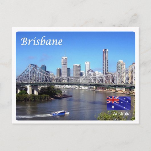 Australien - Brisbane - Postkarte (Vorderseite)