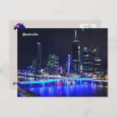 Australien, Brisbane River, Brisbane, Queensland Postkarte (Vorne/Hinten)
