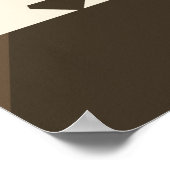 Australien By Air Kangaroo Reiseplakat. Poster (Ecke)