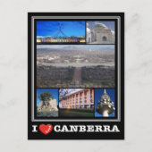 Australien - Canberra - I Liebe - Postkarte (Vorderseite)