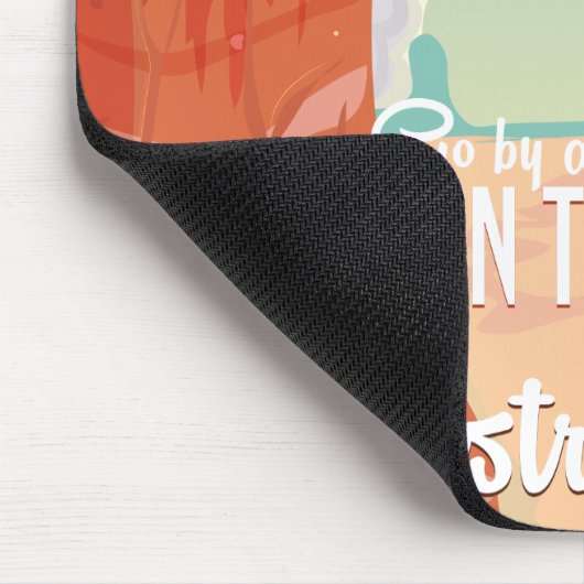 Australien - Cartoon Mousepad (Ecke)