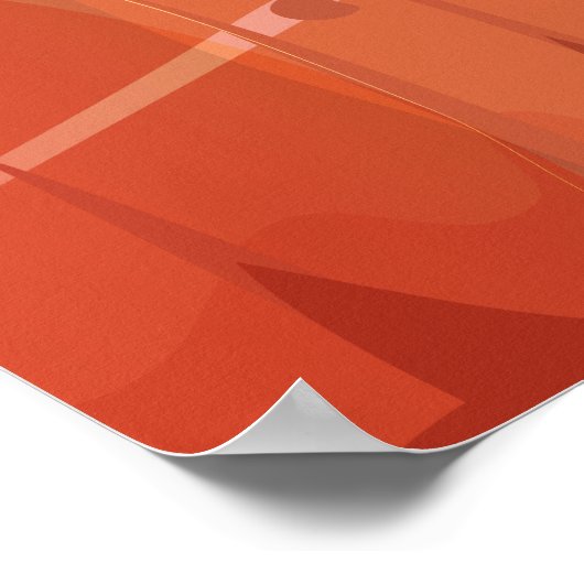 Australien - Cartoon Poster (Ecke)