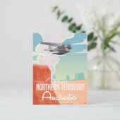 Australien - Cartoon Postkarte (Stehend Vorderseite)