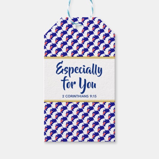 AUSTRALIEN Christlich, BESONDERS FÜR SIE Geschenkanhänger (Vorderseite)