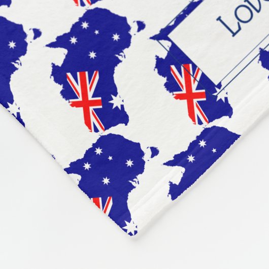 AUSTRALIEN CHRISTLICHE LIEBE FLEECEDECKE (Ecke)