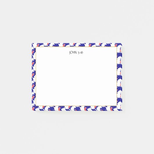 AUSTRALIEN Christliche Schrift Post-it Klebezettel (Vorderseite)