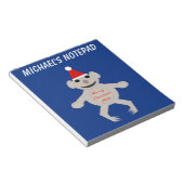 Australien Christmas Koala Bär Custom Notepad Notizblock (angewinkelt)