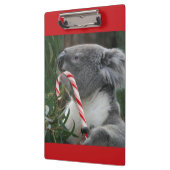 Australien Christmas Koala Bear Clipboard Klemmbrett (Links)
