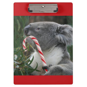 Australien Christmas Koala Bear Clipboard Klemmbrett