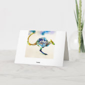 Australien City Skyline Liebe Watercolor Karte (Rückseite)