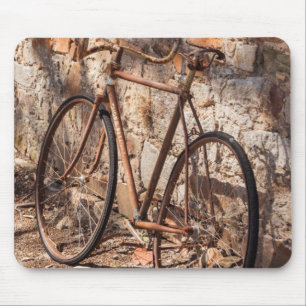 Australien, Clare Valley, Sevenhill, altes Fahrrad Mousepad