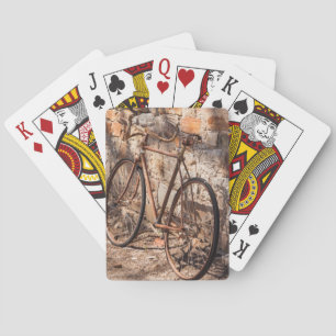 Australien, Clare Valley, Sevenhill, altes Fahrrad Spielkarten