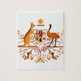 Australien COA Braun Puzzle