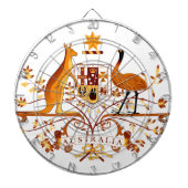 Australien COA Brown Dartscheibe (vorne)