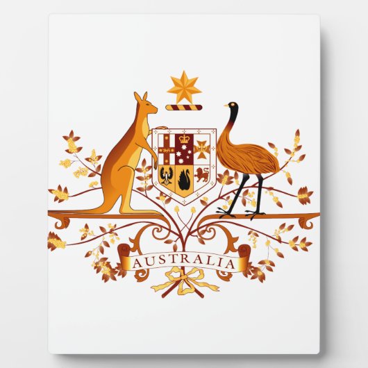 Australien COA Brown Fotoplatte (Vorderseite)