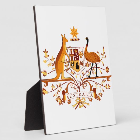 Australien COA Brown Fotoplatte (Seite)