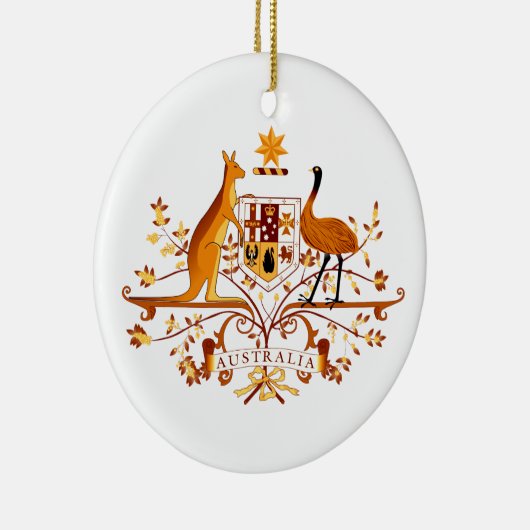 Australien COA Brown Keramikornament (Rechts)