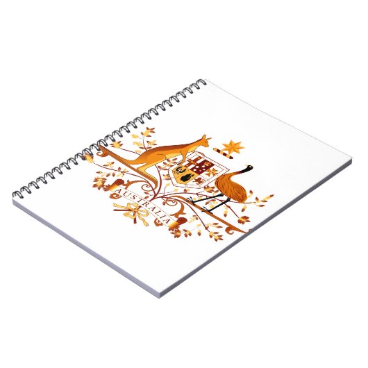 Australien COA Brown Notizblock (Linke Seite)