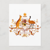 Australien COA Brown Postkarte (Vorderseite)