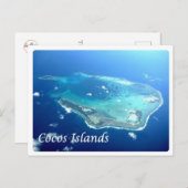 Australien - Cocos-Inseln - Postkarte (Vorne/Hinten)