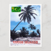 Australien - Cocos (Keeling) Inseln - Palmen - Postkarte (Vorderseite)