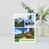 Australien - Cocos (keeling) Inseln - Postkarte (Stehend Vorderseite)