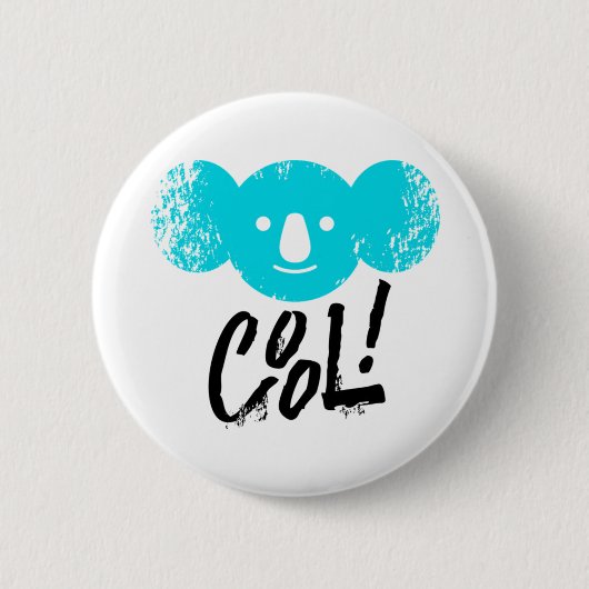 Australien Cool Koala Support Wildlife Australien Button (Vorderseite)