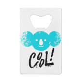 Australien Cool Koala Support Wildlife Australien Geldbeutel Flaschenöffner (Rückseite)