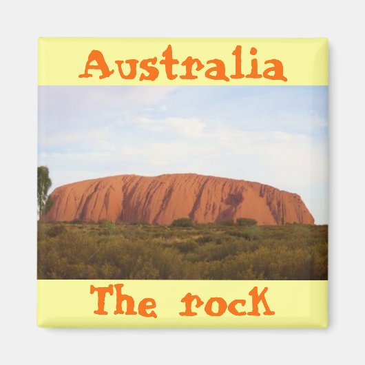 Australien - cooles Magnetdesign Magnet (Vorne)