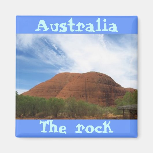 Australien - cooles Magnetdesign Magnet (Vorne)