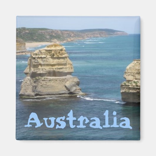 Australien - cooles Magnetdesign Magnet (Vorne)