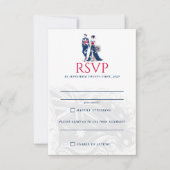 Australien Couple RSVP Karte (Vorderseite)