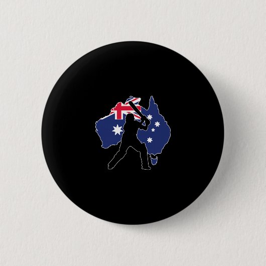 Australien Cricket Button (Vorderseite)