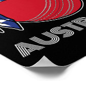 Australien Cricket Kit Australischer International Poster (Ecke)