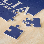 Australien Cricket Vintage Reiseplakat Puzzle (Seite)