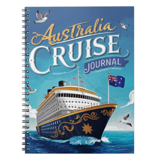 Australien Cruise Journal Notizblock (Vorderseite)